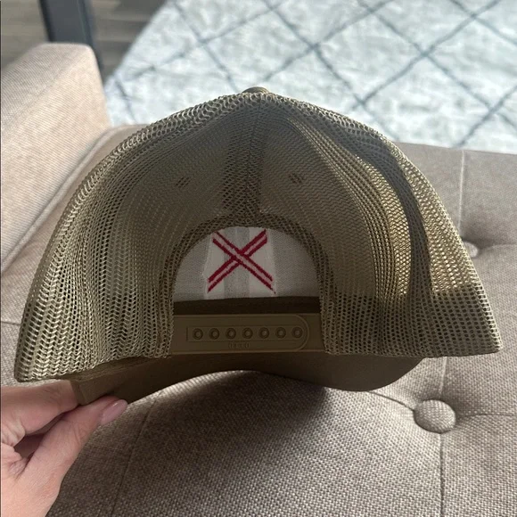 OTTO Alabama Flag Tan Cap - Picture 2 of 5
